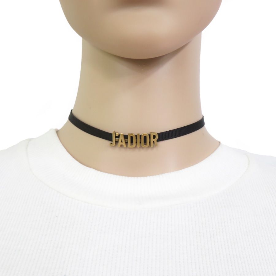 Dior Choker Necklace Gold — view 8