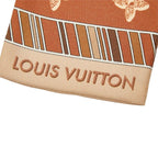 Louis Vuitton Bandeau Fall for You Scarf Brown Multicolor Silk — view 4