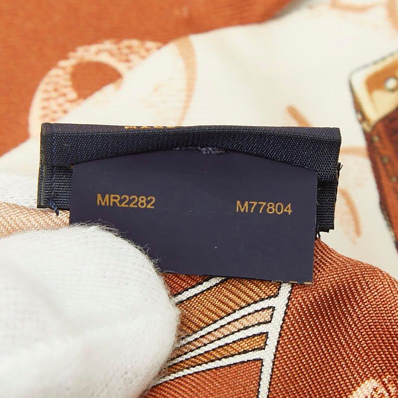 Louis Vuitton Bandeau Fall for You Scarf Brown Multicolor Silk — view 6