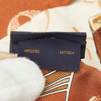 Louis Vuitton Bandeau Fall for You Scarf Brown Multicolor Silk — view 6