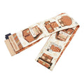 Louis Vuitton Bandeau Fall for You Scarf Brown Multicolor Silk