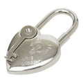 Hermes Heart Fantasy Charm Pendant Silver Metal