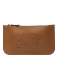Gucci Pouch Brown Leather