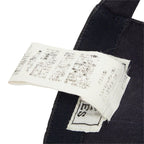 Hermes Cap Navy Hemp Linen Leather Hat — view 7