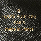 Louis Vuitton Monogram Reverse Card Case Romy Coin Purse Brown Black Leather — view 7