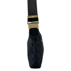 Gucci Shoulder Bag GG Pattern Metal Bar Black Leather — view 2