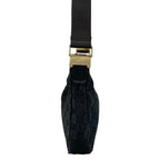 Gucci Shoulder Bag GG Pattern Metal Bar Black Leather — view 4