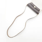 Hermes Herbag Zip Mini Natural Dark Brown Silver Shoulder Bag Canvas — view 4