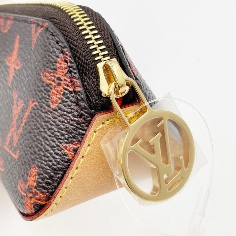 Louis Vuitton Pen Case Trousse Elisabeth Brown Monogram Cat Glam Gold — view 8