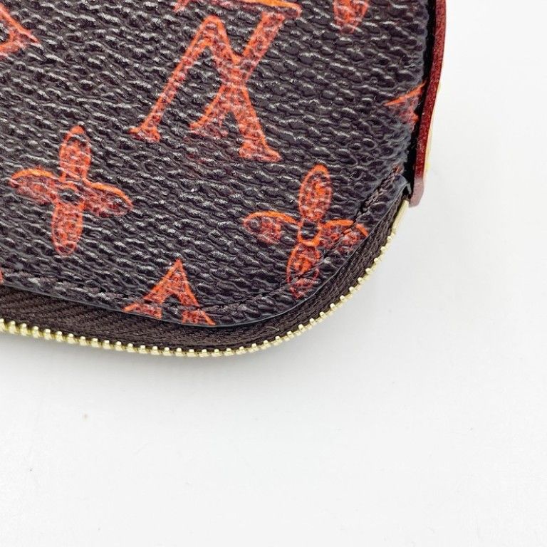 Louis Vuitton Pen Case Trousse Elisabeth Brown Monogram Cat Glam Gold — view 6