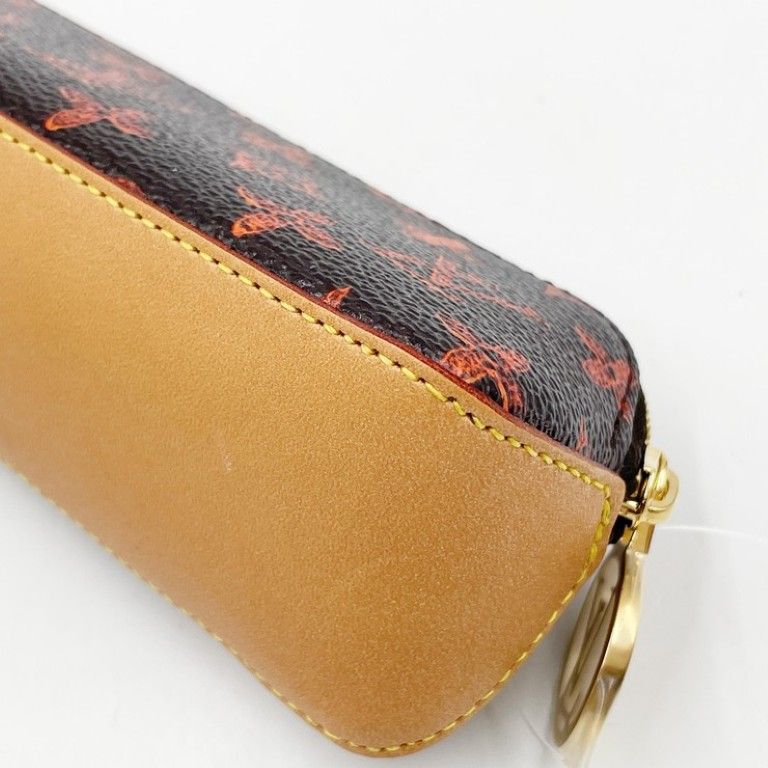 Louis Vuitton Pen Case Trousse Elisabeth Brown Monogram Cat Glam Gold — view 5