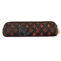 Louis Vuitton Pen Case Trousse Elisabeth Brown Monogram Cat Glam Gold