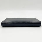 Louis Vuitton Wallet Zippy Organizer Noir Epi Zip Around Silver — view 3