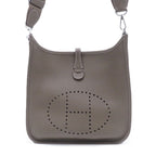 Hermes Evelyne Iiipm Etoupe Silver Shoulder Bag Taurillon Clemence