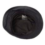 Prada Cotton Bucket Hat Vintage Wash Logo XXL Black — view 5