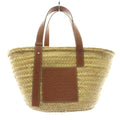Loewe Basket Large Tote Logo Beige Brown