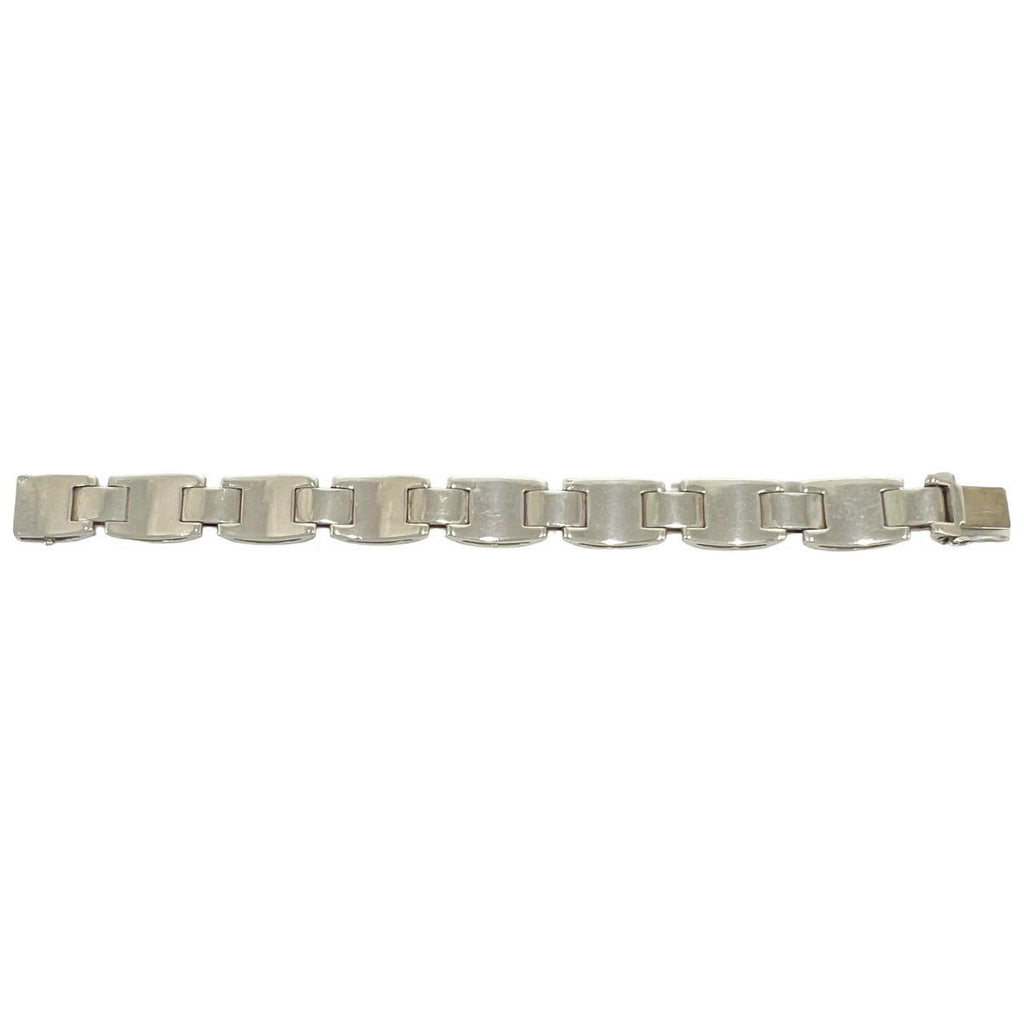 Hermes Luna Park 925 Sterling Silver Bracelet Bangle — view 6