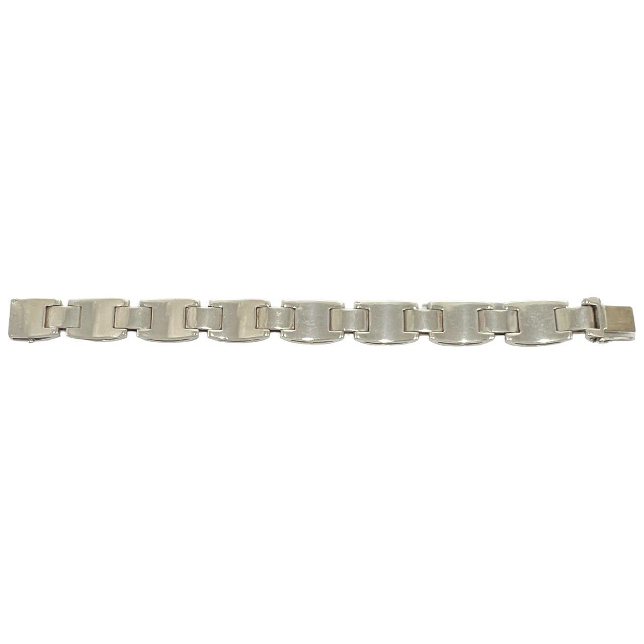 Hermes Luna Park 925 Sterling Silver Bracelet Bangle — view 6