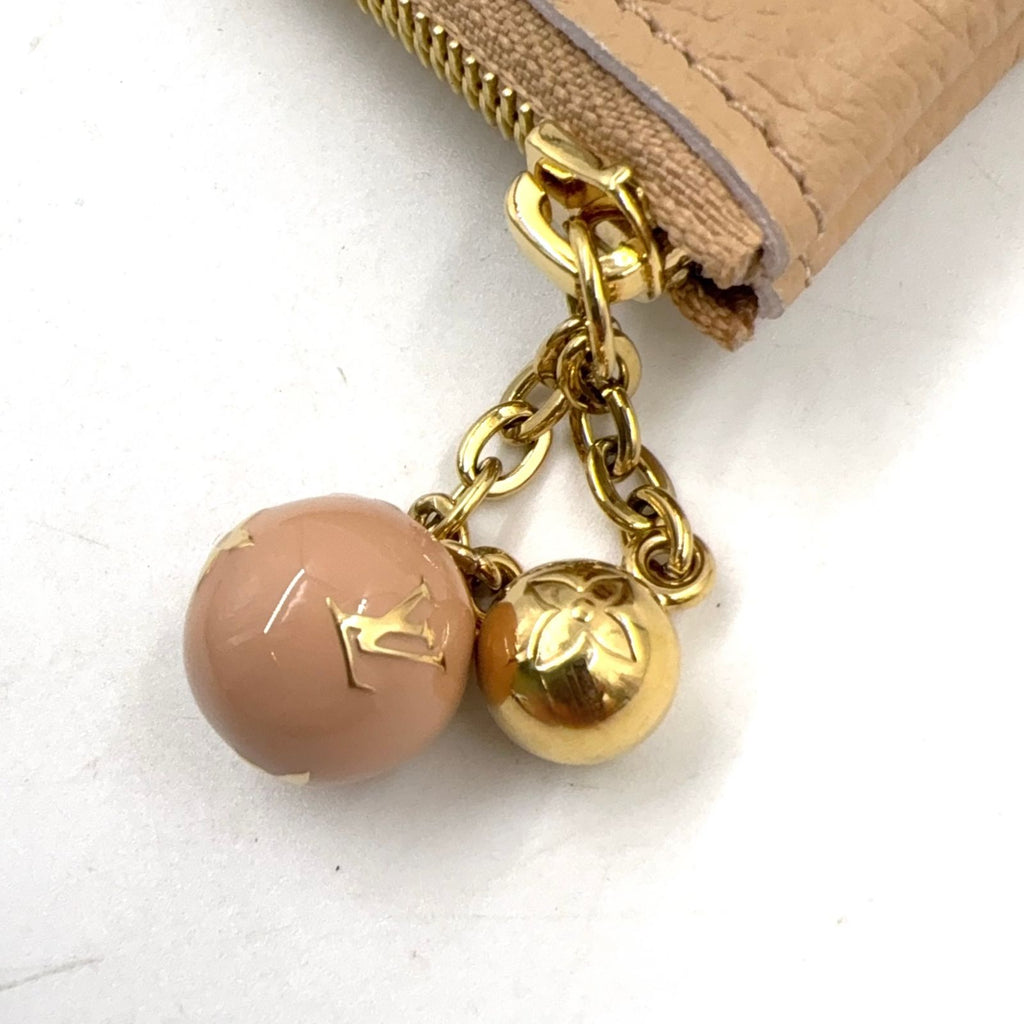 Louis Vuitton Pochette Cles Monogram Empreinte Leather Light Beige Key Case — view 5