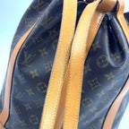Louis Vuitton Randonnee PM Monogram Leather Brown Light Shoulder Bag Gold — view 7