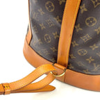 Louis Vuitton Randonnee PM Monogram Leather Brown Light Shoulder Bag Gold — view 5