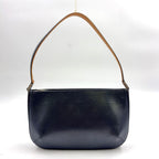 Louis Vuitton Fowler Monogram Matte Blue Leather Calfskin Navy Light Brown