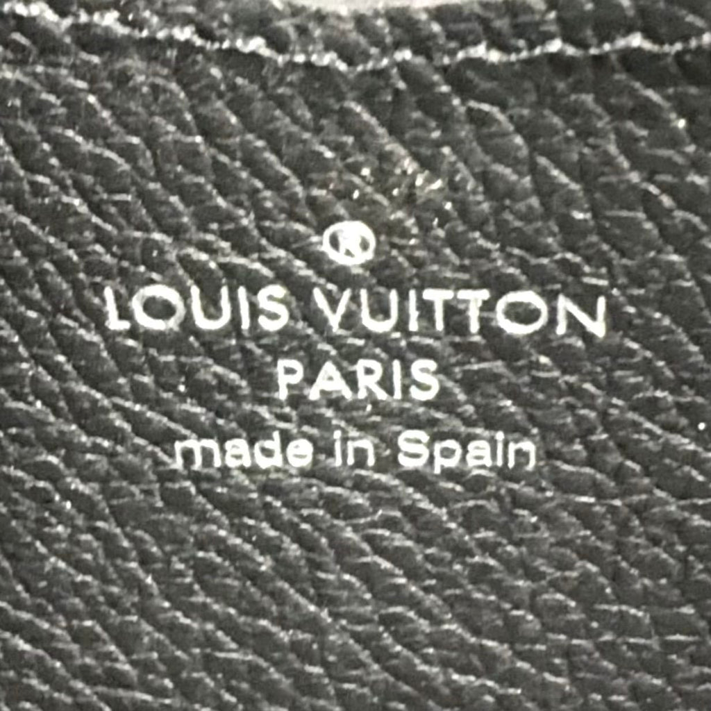 Louis Vuitton Zippy Lockme Zip Around Leather Black Wallet Silver — view 4