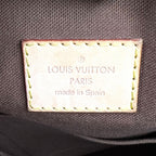 Louis Vuitton Cabas Beaubourg Monogram Leather Brown Tote Gold — view 4