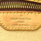 Louis Vuitton Looping MM Monogram Leather Brown Light Handbag Gold — view 4