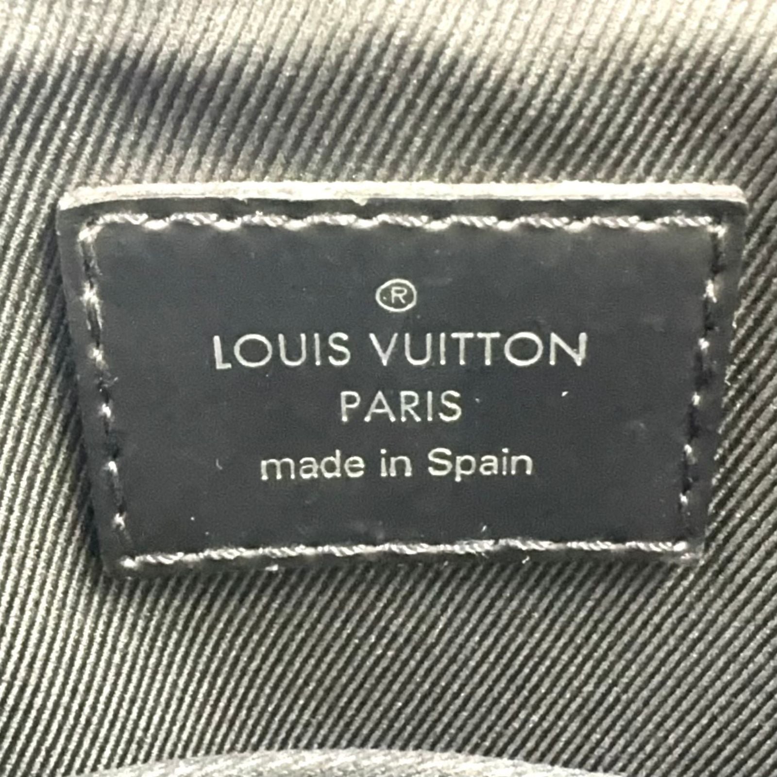 Louis Vuitton District PM NM Monogram Eclipse Leather Black Shoulder Bag Silver — view 4