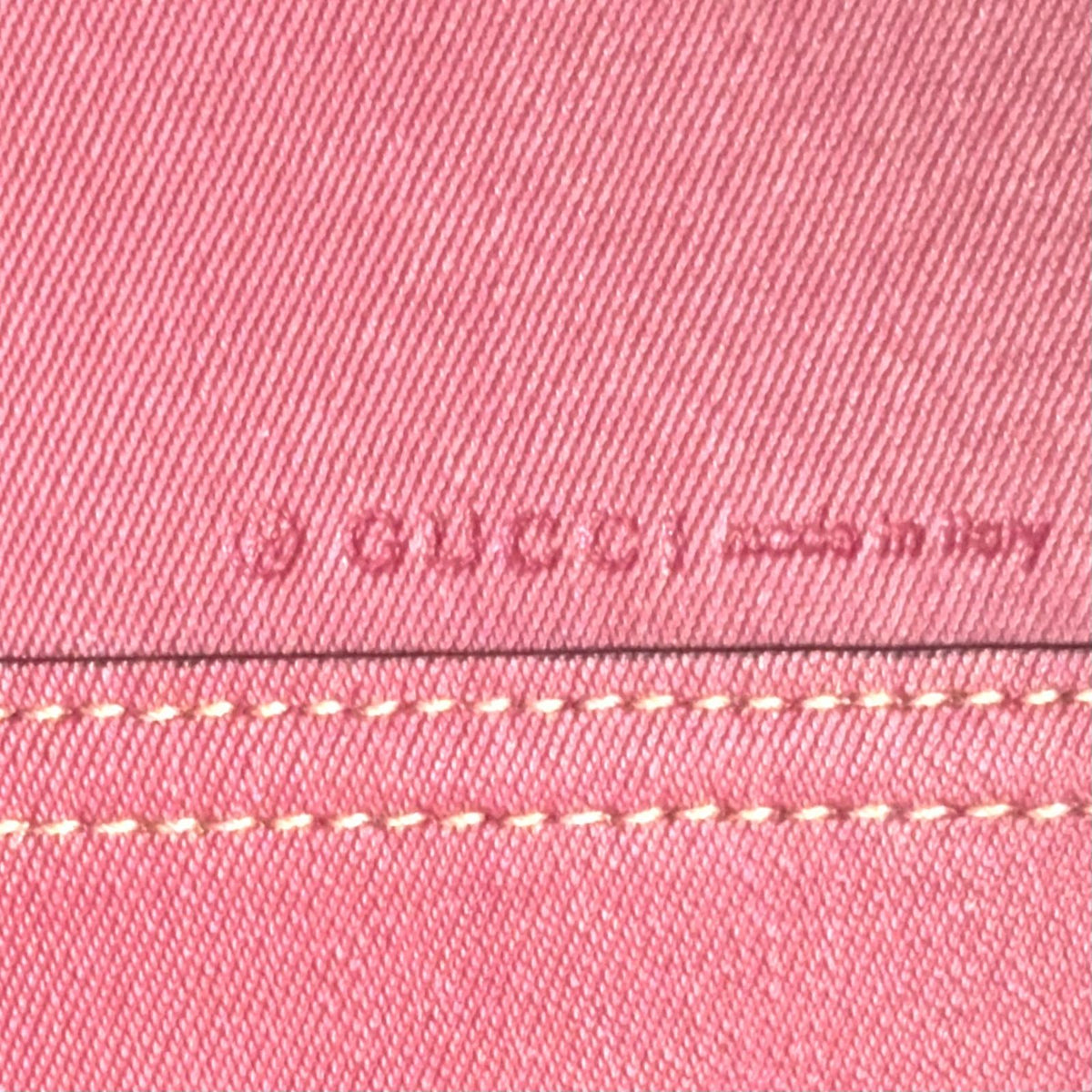Gucci GG Supreme Leather Beige Bordeaux Tote — view 4