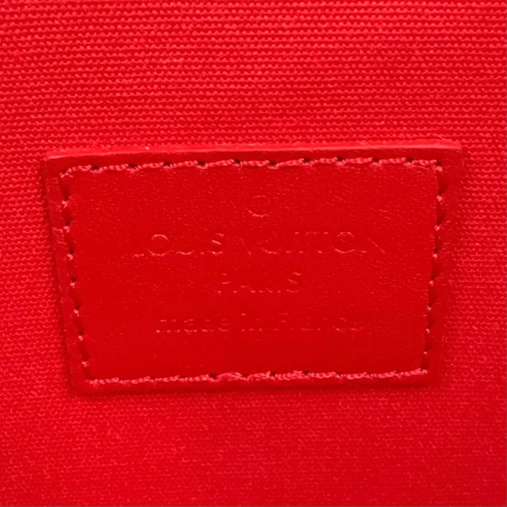 Louis Vuitton Pochette Felice Monogram Vernis Cerise Patent Leather Shoulder Bag — view 4