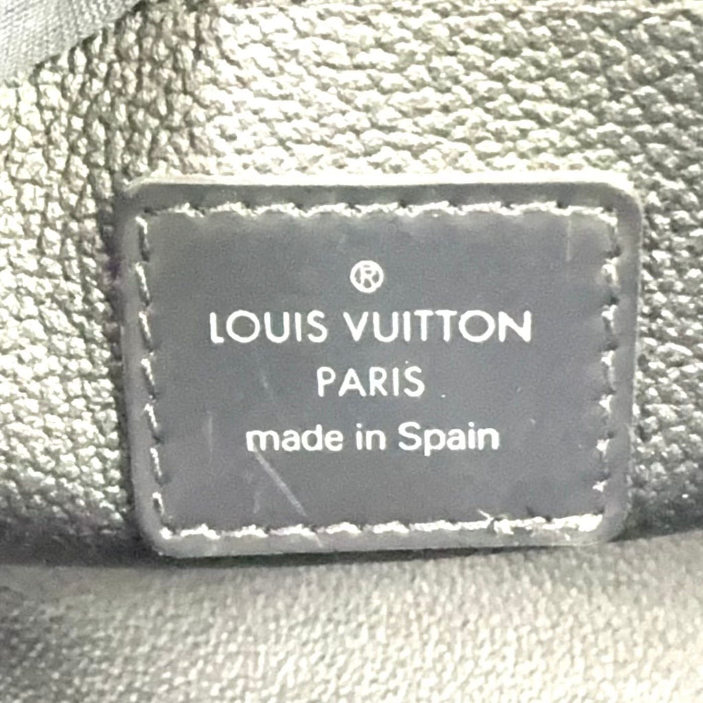 Louis Vuitton Trousse Toilette GM Taiga Ardoise Leather Black Pouch Silver — view 4