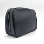 Louis Vuitton Trousse Toilette GM Taiga Ardoise Leather Black Pouch Silver — view 2