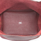 Hermes Picotin Lock 18 Padlock & Key Included Red Handbag — view 5