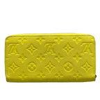 Louis Vuitton Wallet Monogram Empreinte Zippy Tonic Lemon Leather Cowhide — view 2