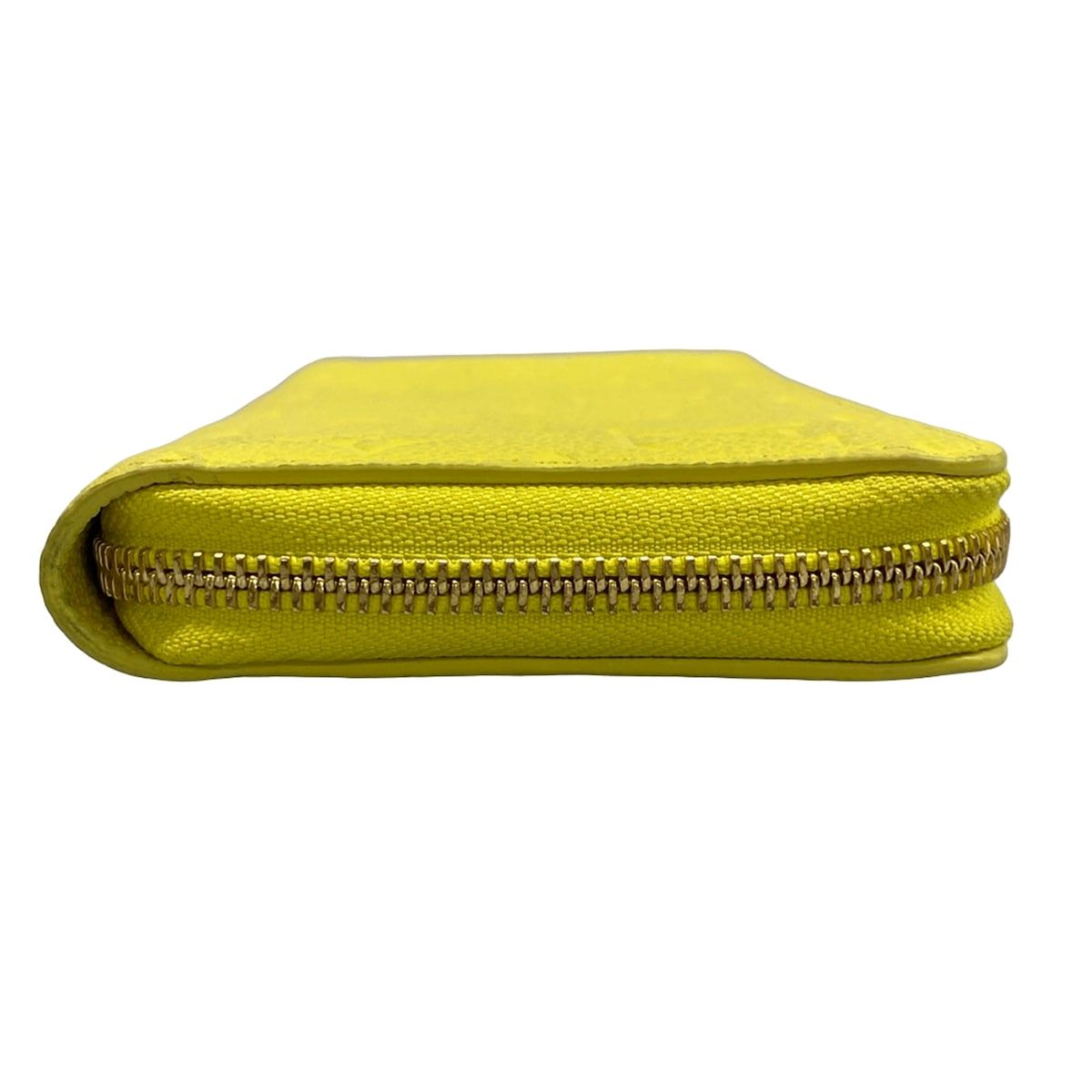 Louis Vuitton Wallet Monogram Empreinte Zippy Tonic Lemon Leather Cowhide — view 8