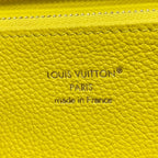 Louis Vuitton Wallet Monogram Empreinte Zippy Tonic Lemon Leather Cowhide — view 5