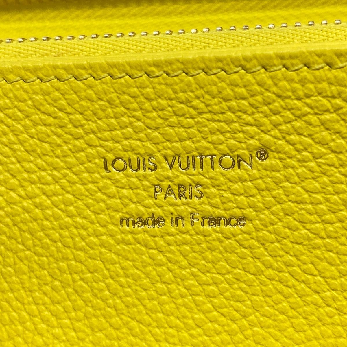 Louis Vuitton Wallet Monogram Empreinte Zippy Tonic Lemon Leather Cowhide — view 5