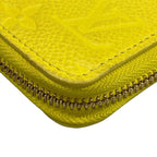 Louis Vuitton Wallet Monogram Empreinte Zippy Tonic Lemon Leather Cowhide — view 6