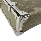 Louis Vuitton Handbag Cruise Collection Side Trunk Light Gold Leather Cowhide — view 8