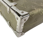 Louis Vuitton Handbag Cruise Collection Side Trunk Light Gold Leather Cowhide — view 6