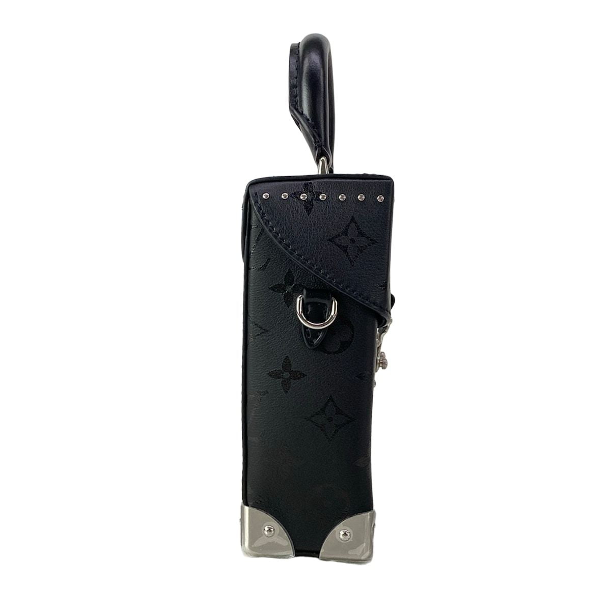 Louis Vuitton Handbag Camera Box Noir Leather Cowhide — view 2