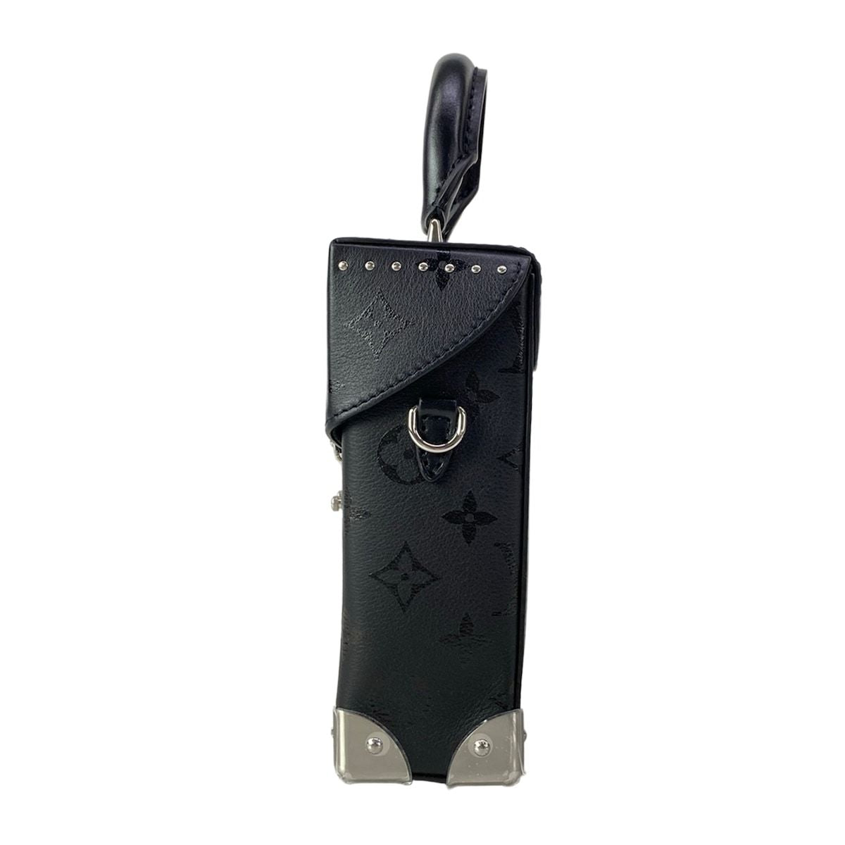 Louis Vuitton Handbag Camera Box Noir Leather Cowhide — view 4
