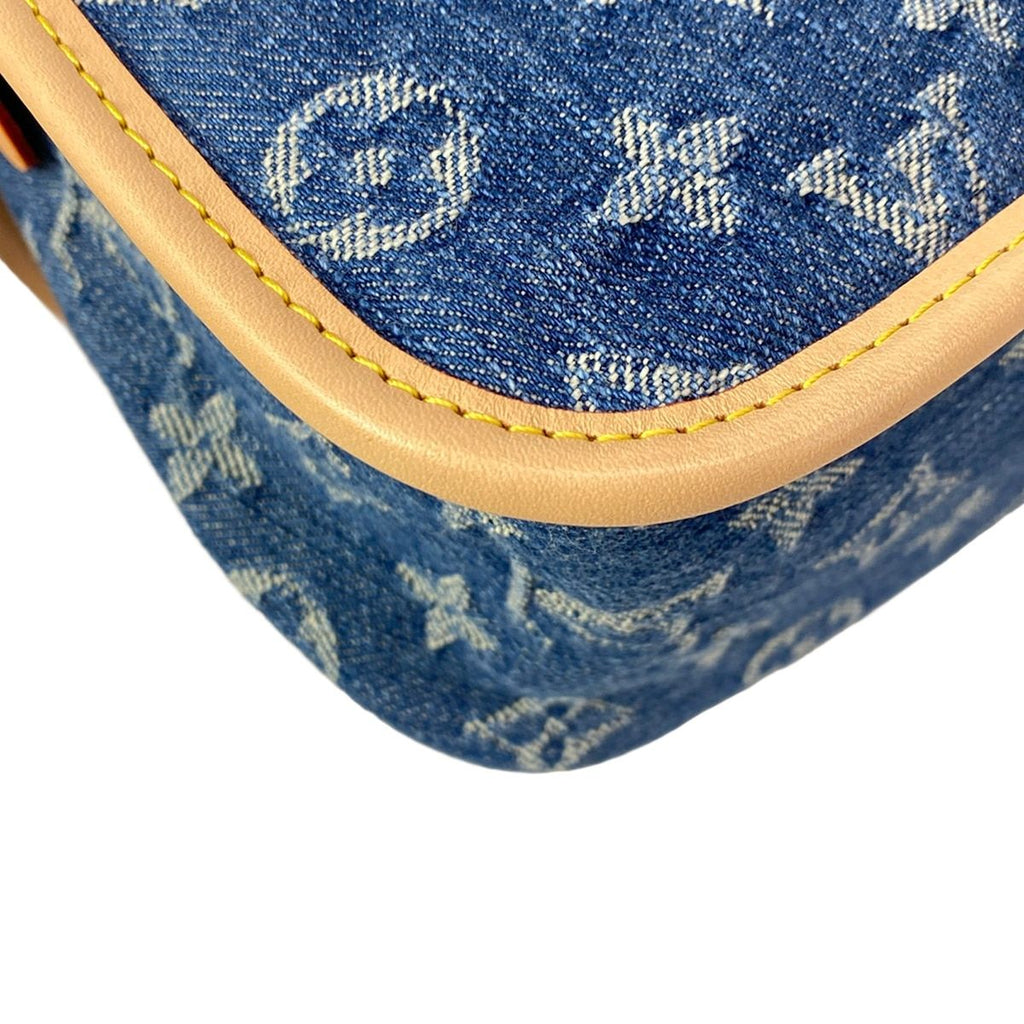 Louis Vuitton Shoulder Bag Monogram Denim Diane Blue — view 8