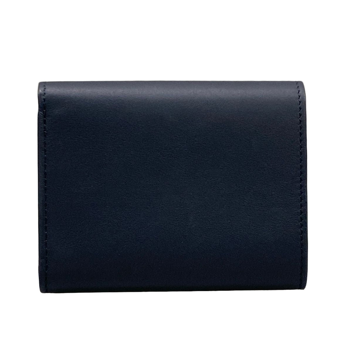Loewe Trifold Wallet Dark Navy White Multi Rabbit Suna Fujita Collaboration — view 2
