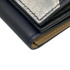 Loewe Trifold Wallet Dark Navy White Multi Rabbit Suna Fujita Collaboration — view 7