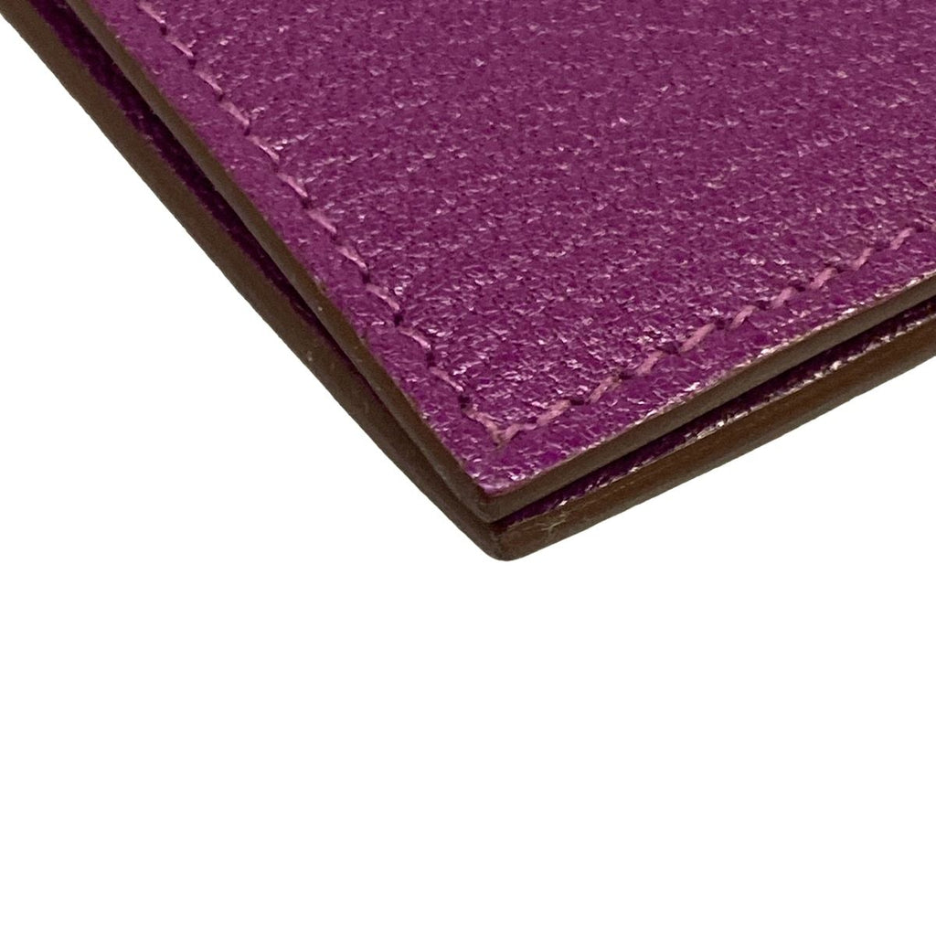 Hermes Wallet Bearn Classic Anemone Silver — view 7