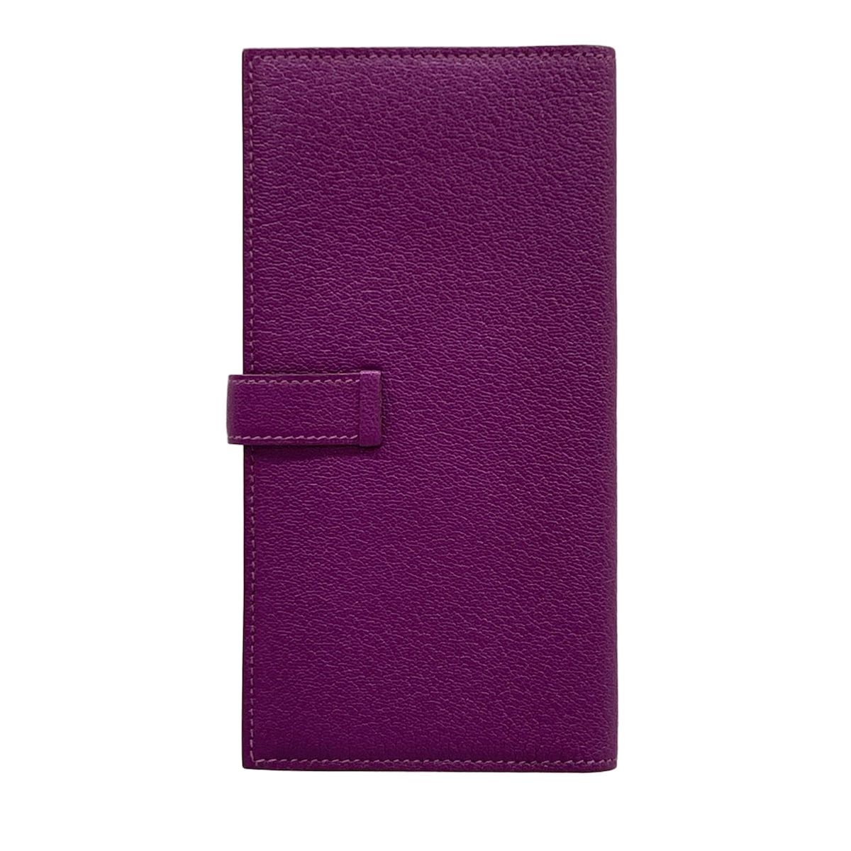 Hermes Wallet Bearn Classic Anemone Silver — view 2