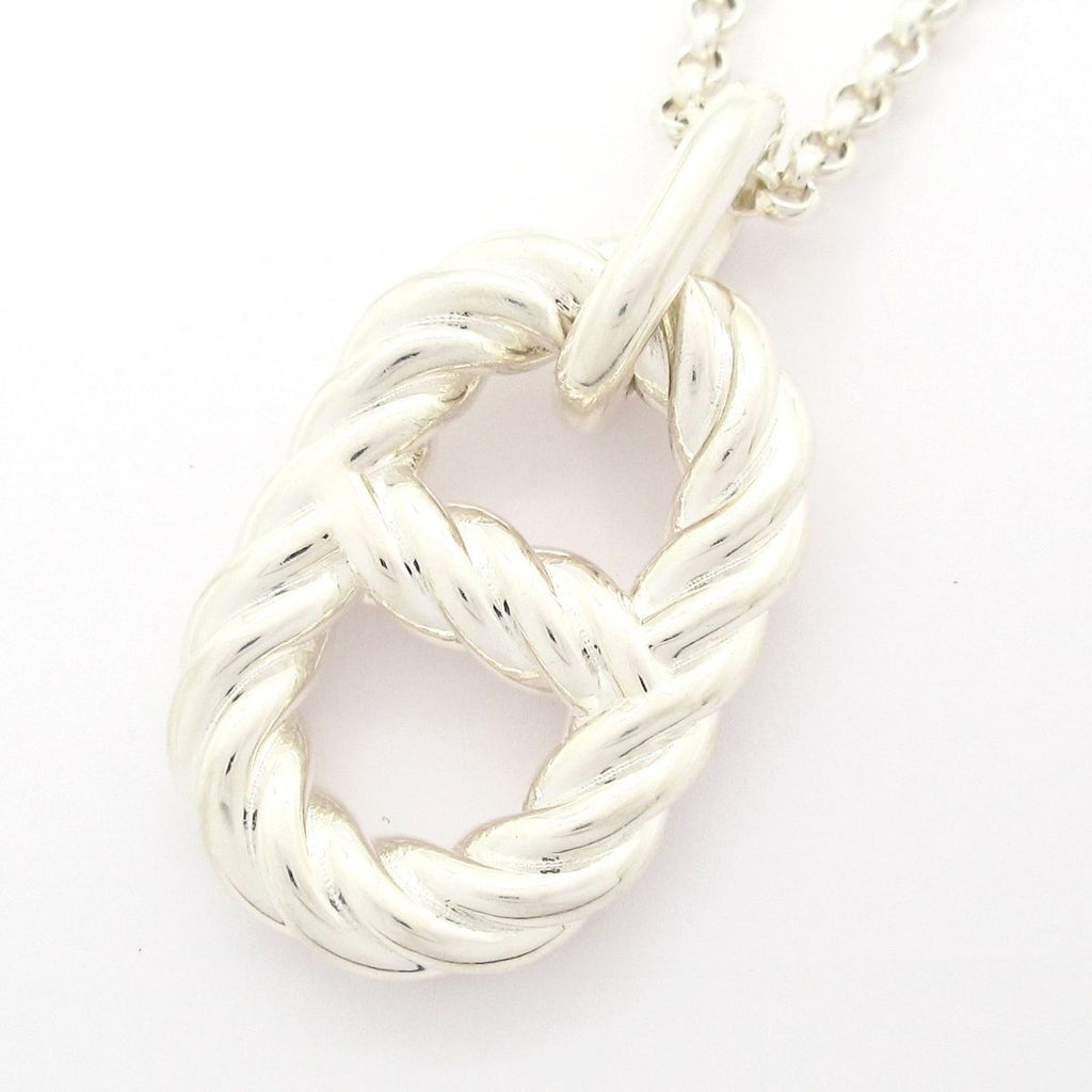 Hermes Necklace Chaine D'ancre Area II GM Silver Twist